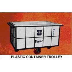 Manufacturers Exporters and Wholesale Suppliers of LLDPE Plastic Container Trolley Mumbai Maharashtra