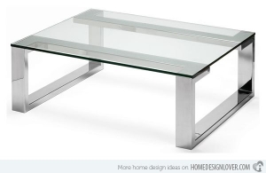 Stainless Steel (ss) Table With Glass