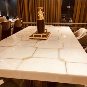 Manufacturers Exporters and Wholesale Suppliers of Onyx Marble Dining Table  Delhi