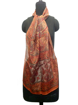 Manufacturers Exporters and Wholesale Suppliers of Silk Stole 03 New Delhi Delhi