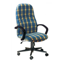 Manufacturers Exporters and Wholesale Suppliers of Revolving Chair Blue Check Rajkot Gujarat