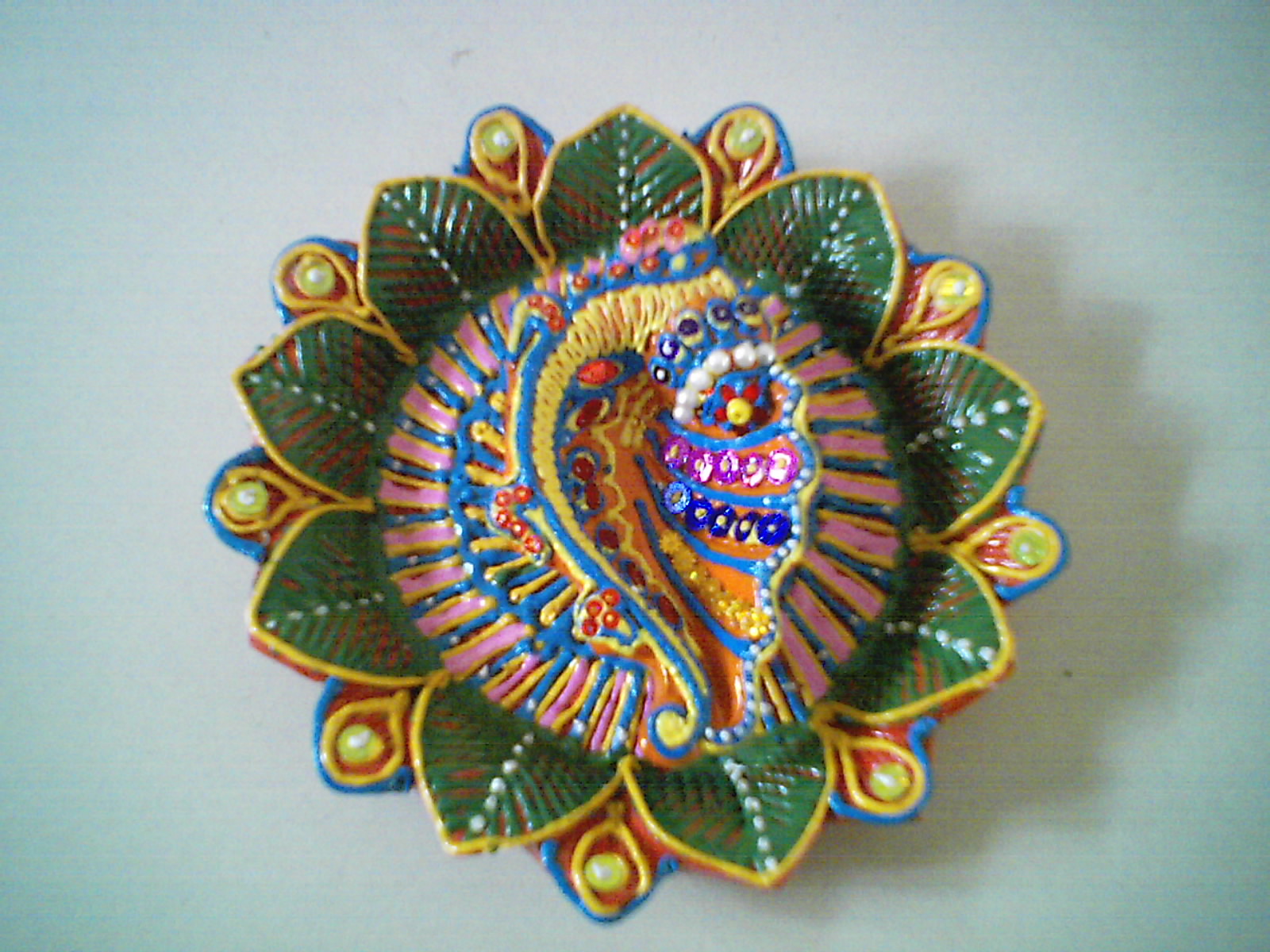 Decorated Deep Plate Earthen 01 Wholesaler Manufacturer Exporters ...