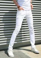 White Denim Jeans Manufacturer Supplier Wholesale Exporter Importer Buyer Trader Retailer in  Ulhasnagar  Maharashtra India