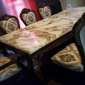 Manufacturers Exporters and Wholesale Suppliers of Tiger Onyx Dinning Table  Delhi