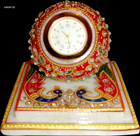 Manufacturers Exporters and Wholesale Suppliers of Marble Chowki Watch Jaipur Rajasthan