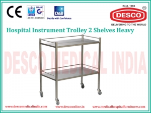 Hospital Instrument Trolley Manufacturer Supplier Wholesale Exporter Importer Buyer Trader Retailer in New Delhi Delhi India