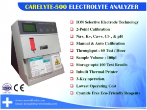 Electrolyte Analyzer Manufacturer Supplier Wholesale Exporter Importer Buyer Trader Retailer in Delhi Delhi India