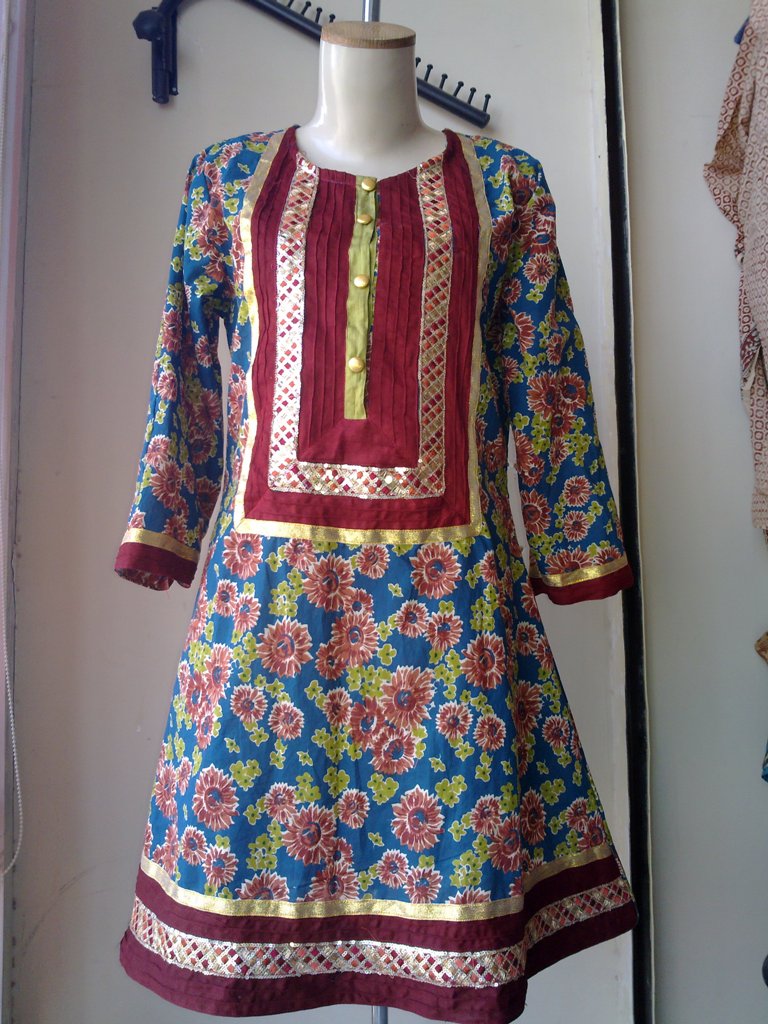 Manufacturers Exporters and Wholesale Suppliers of a-line kurta Jaipur Rajasthan