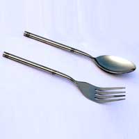 Manufacturers Exporters and Wholesale Suppliers of Stainless Steel Salad Server Moradabad Uttar Pradesh