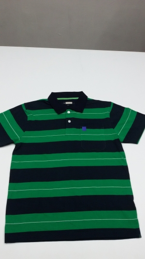 Mens striped Coller t shirt Manufacturer Supplier Wholesale Exporter Importer Buyer Trader Retailer in Kumaranandhapuram,Tirupur Tamil Nadu India