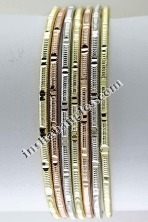 Manufacturers Exporters and Wholesale Suppliers of 3 Tone Bangles Mumbai Maharashtra