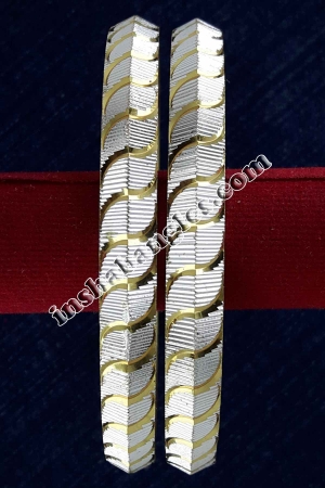 Manufacturers Exporters and Wholesale Suppliers of 9MM / Laser Lining V Kada / 0.020 Gram(2 Tone) Mumbai Maharashtra