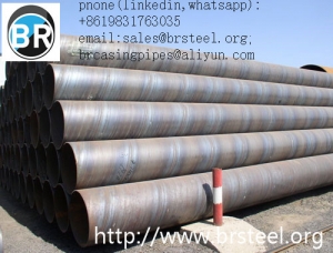 API 5L SSAW 3PE Steel Pipe For Fluid Pipeline, DN1000 Q235B SSAW  spiral welded carbon steel pipe rectangular galvanized pipes Manufacturer Supplier Wholesale Exporter Importer Buyer Trader Retailer in hebeicangzhou  China