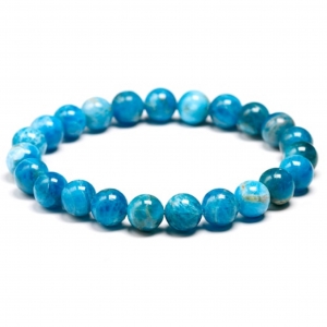 Blue Apatite Bracelet, Gemstone Beads Bracelet Services in Jaipur Rajasthan India