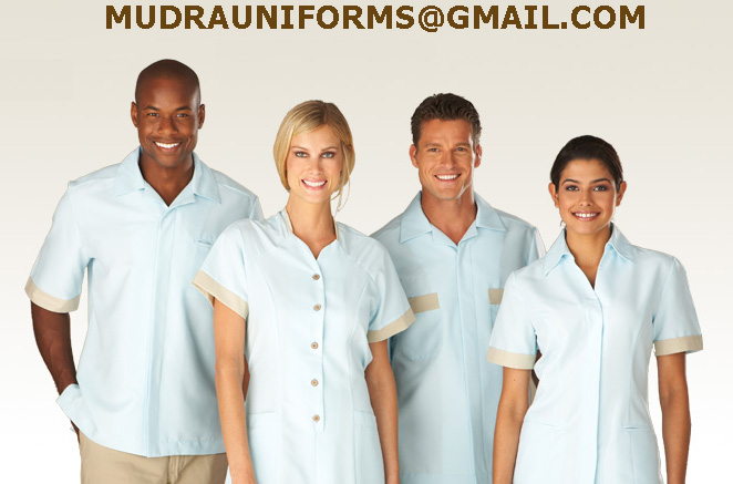 Manufacturers Exporters and Wholesale Suppliers of House Keeping Uniforms ahmedabad Gujarat