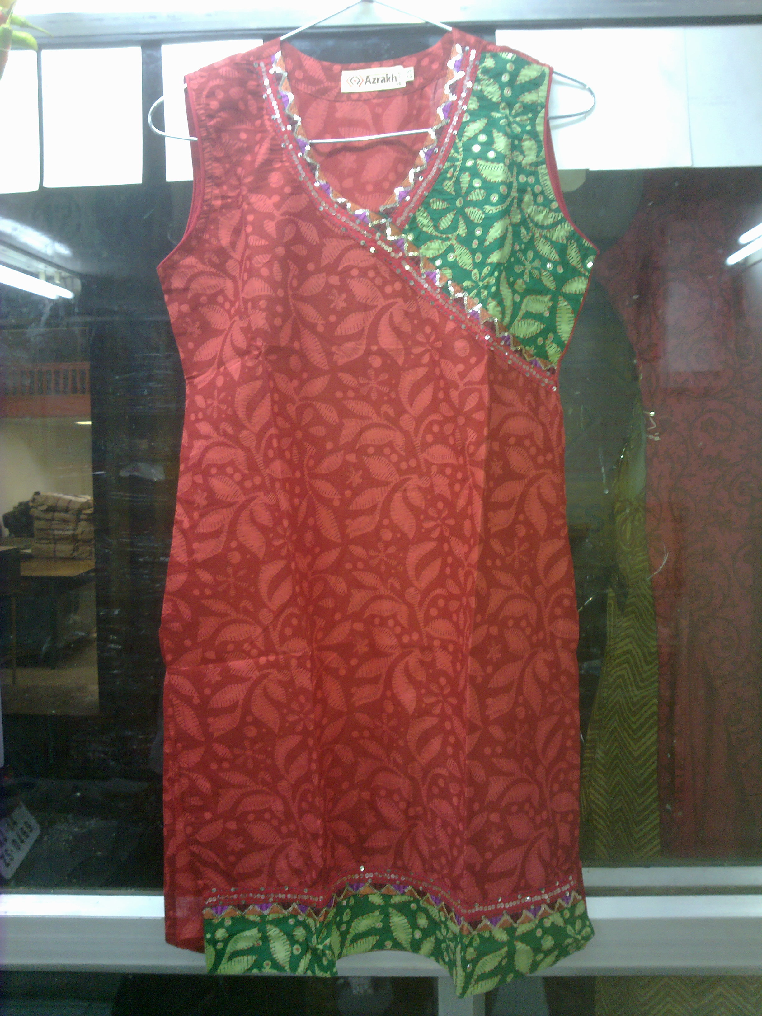 Manufacturers Exporters and Wholesale Suppliers of red n green kurta Jaipur Rajasthan