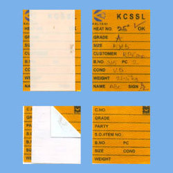 Manufacturers Exporters and Wholesale Suppliers of Cloth Satin Self Adhesive Labels Patiala Punjab
