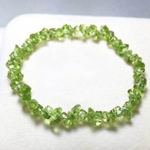 Manufacturers Exporters and Wholesale Suppliers of Peridot Chips Bracelet Jaipur Rajasthan