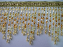 Manufacturers Exporters and Wholesale Suppliers of Beaded Fringes Surat Gujarat