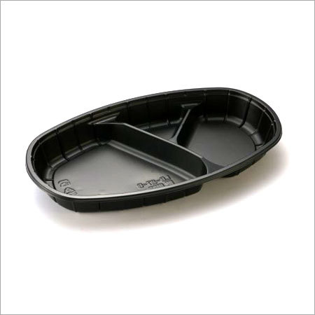 Microwaveable Ps 3 Compartment Meal Trays
