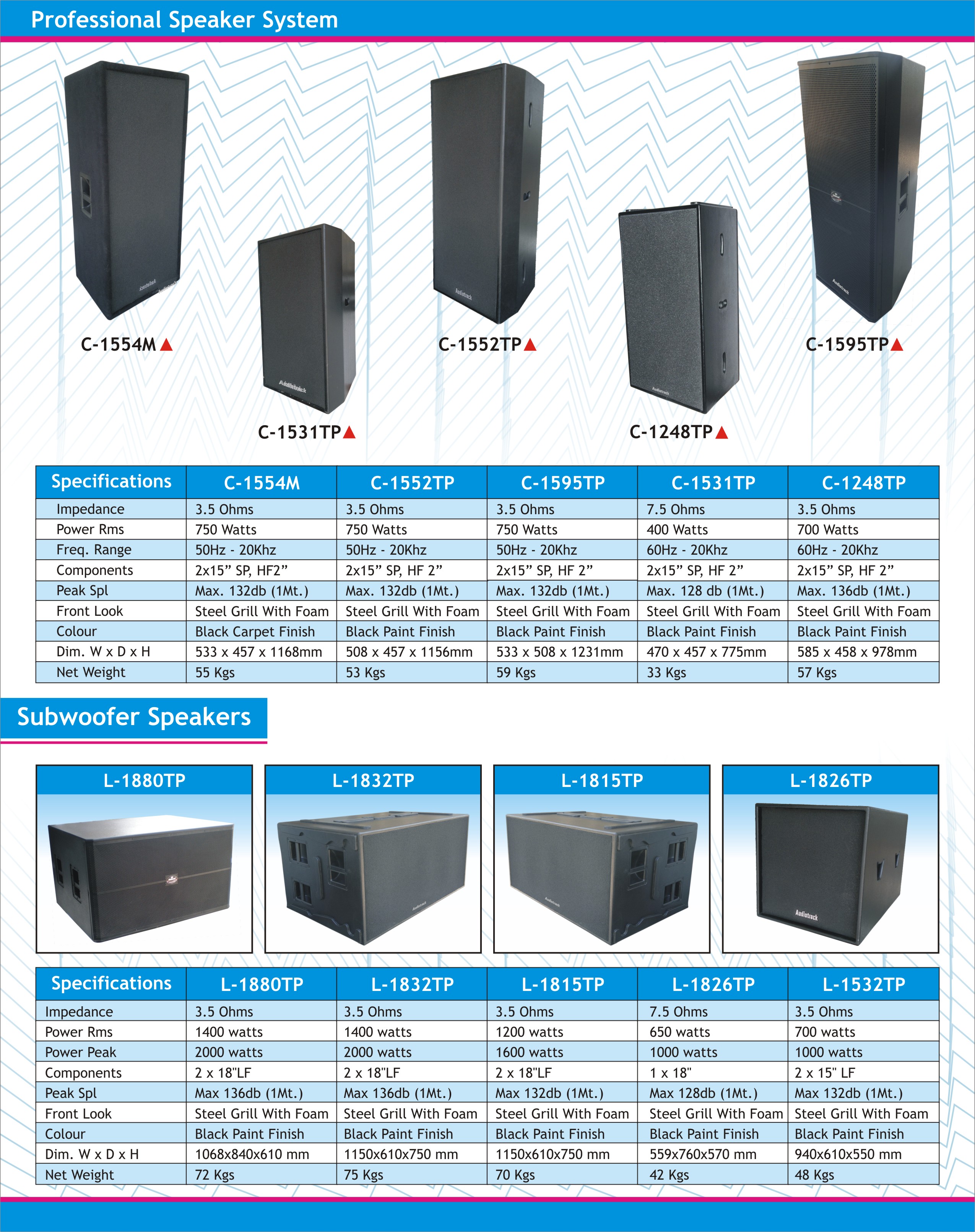 Professional Speaker System Manufacturer Supplier Wholesale Exporter Importer Buyer Trader Retailer in Amritsar Punjab India