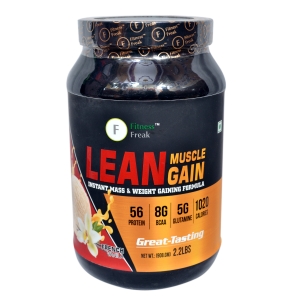 Manufacturers Exporters and Wholesale Suppliers of FITNESS FREAK LEAN MUSCLE GAIN GAINER 30 SERVING 1000G (2.2LBS) FRENCH VANILA FLAVOR GHAZIABAD Uttar Pradesh
