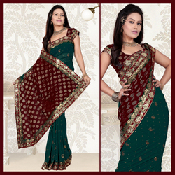 Chanderi Saree Manufacturer Supplier Wholesale Exporter Importer Buyer Trader Retailer in Ghaziabad Uttar Pradesh India