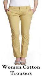 Women Cotton Trousers Manufacturer Supplier Wholesale Exporter Importer Buyer Trader Retailer in Pathanamthitta Kerala India