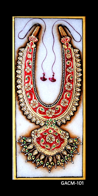 Manufacturers Exporters and Wholesale Suppliers of Marble Jewellery Painting Jaipur Rajasthan