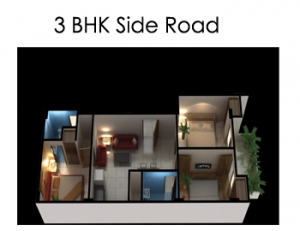3 Bhk Side Road