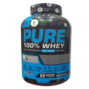 Fitness Freak Pure 100% whey protein Powder 66 serving Vanilla Flavor 2 kg weight Manufacturer Supplier Wholesale Exporter Importer Buyer Trader Retailer in GHAZIABAD Uttar Pradesh India