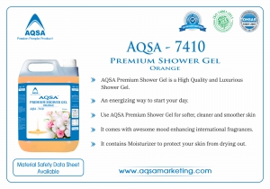 Premium Shower Gel Orange - AQSA - 7410 Manufacturer Supplier Wholesale Exporter Importer Buyer Trader Retailer in New delhi Delhi India