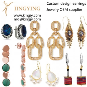 Manufacturers Exporters and Wholesale Suppliers of Custom earrings zirconia 925 silver fine jewelry OEM supplier GuangZhou 