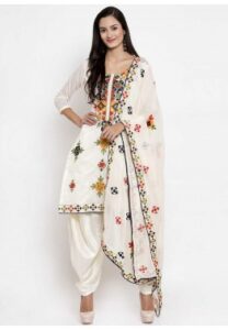 Manufacturers Exporters and Wholesale Suppliers of Frock Style Punjabi Suit Mohali Punjab