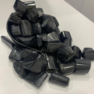 Manufacturers Exporters and Wholesale Suppliers of Black Tourmaline Tumbled Stones Jaipur Rajasthan