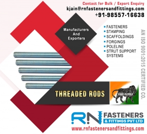 Threaded Rods manufacturers exporters in India Ludhiana https://www.rnfastenersandfittings.com +91-9855716638 Manufacturer Supplier Wholesale Exporter Importer Buyer Trader Retailer in Ludhiana Punjab India
