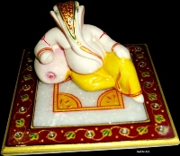 Manufacturers Exporters and Wholesale Suppliers of Marble Masand Ganesh Statue Jaipur Rajasthan