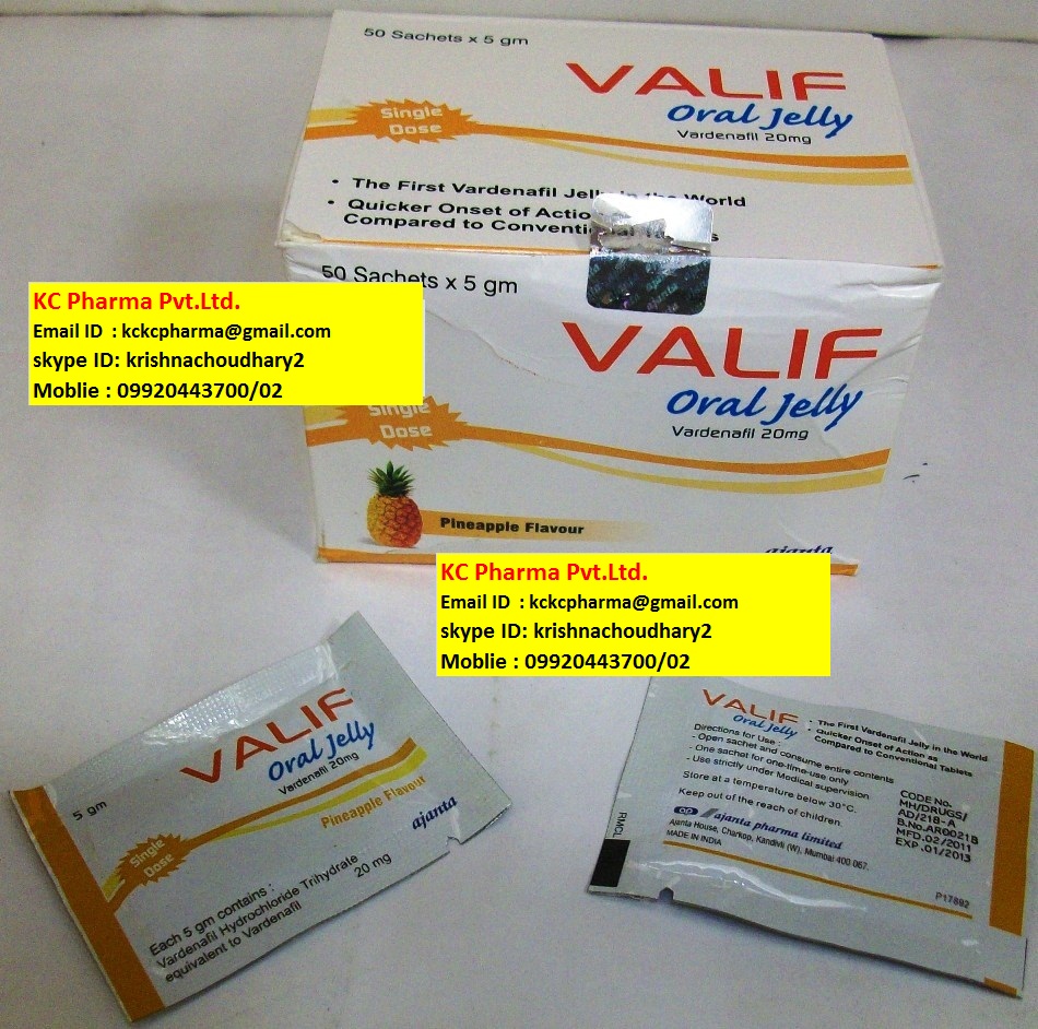 Manufacturers Exporters and Wholesale Suppliers of Valif Oral Jelly Mumbai Maharashtra