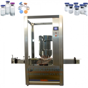 Automatic Vial Cap Sealing Machine Manufacturer Supplier Wholesale Exporter Importer Buyer Trader Retailer in Ahmedabad Gujarat India