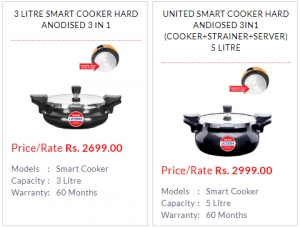 Smart Pressure Cookers for Making Fast Food Manufacturer Supplier Wholesale Exporter Importer Buyer Trader Retailer in Noida Uttar Pradesh India