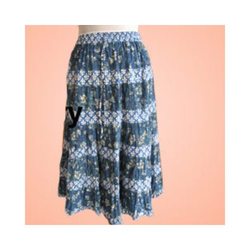 Hand Block Printed Skirts Manufacturer Supplier Wholesale Exporter Importer Buyer Trader Retailer in Mumbai Maharashtra India