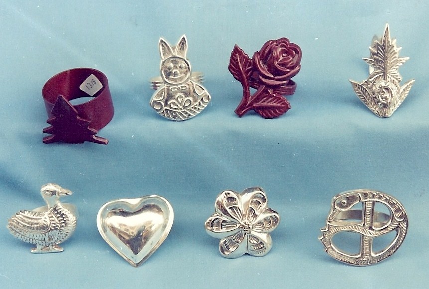 Manufacturers Exporters and Wholesale Suppliers of Napkin Rings 02 Moradabad Uttar Pradesh