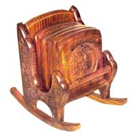 Manufacturers Exporters and Wholesale Suppliers of Wooden Coasters Saharanpur Uttar Pradesh