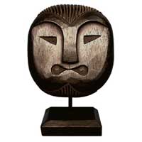 Manufacturers Exporters and Wholesale Suppliers of Wooden Mask Pedestal Saharanpur Uttar Pradesh