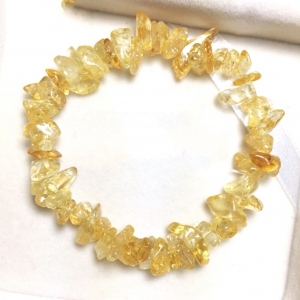 Manufacturers Exporters and Wholesale Suppliers of Yellow Citrine Chips Bracelet Jaipur Rajasthan