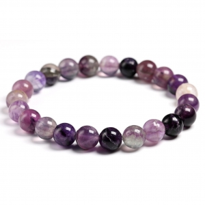 Purple Fluorite Bracelet, Gemstone Beads Bracelet Manufacturer Supplier Wholesale Exporter Importer Buyer Trader Retailer in Jaipur Rajasthan India