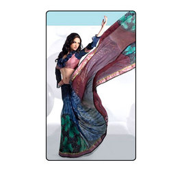 Manufacturers Exporters and Wholesale Suppliers of Sarees (D.No. 1218 A ) Surat Gujarat