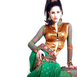 Manufacturers Exporters and Wholesale Suppliers of Sarees (D.No. 1225 B ) Surat Gujarat