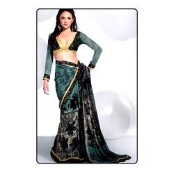 Manufacturers Exporters and Wholesale Suppliers of Sarees (D.No. 1215 B ) Surat Gujarat