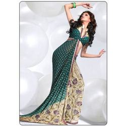 Manufacturers Exporters and Wholesale Suppliers of Sarees (D.No. 1210 B ) Surat Gujarat